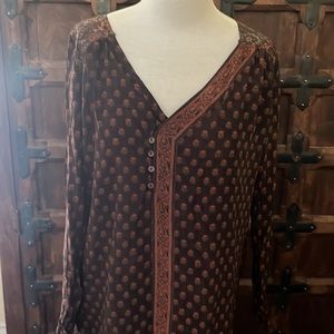 Sundance boho whimsical dress paisley print